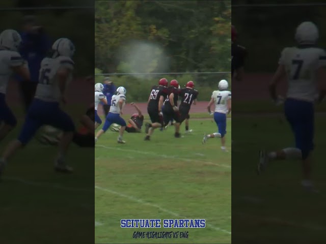 SCITUATE HIGHLIGHTS VS EWG #football #highlights #sports #highschool