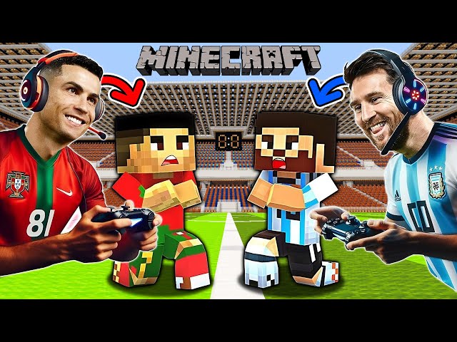 Ronaldo and Messi Playing Minecraft (FULL SEASON 2)