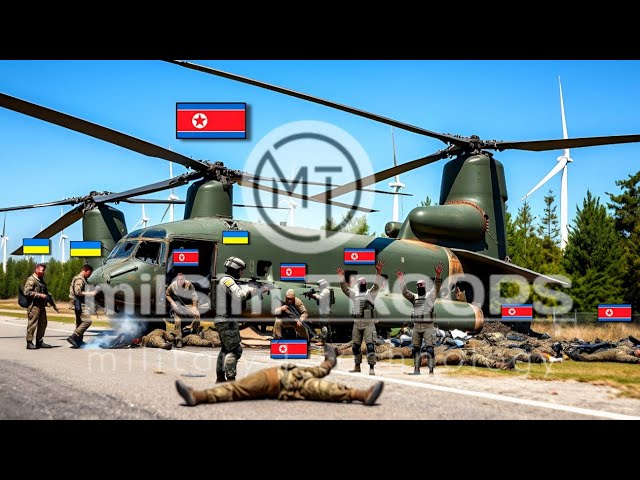 7 CH-47D Helicopters and 35 Elite North Korean Generals Attempt to Escape! But Failed