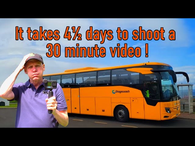 DON'T EVER DO THIS!! Behind the scenes of my Land's End to John O'Groats by bus video.