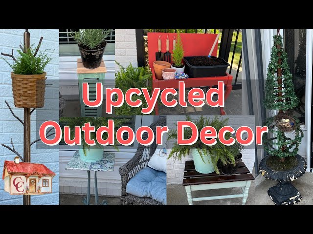 DIY Upcycled Porch & Patio Decor: Using Stuff Headed to the Trash