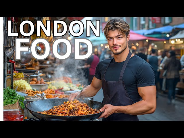 🇬🇧 THE BEST STREET FOOD IN LONDON, FAMOUS BOROUGH MARKET, MOUTHWATERING MUST-TRY DISHES, 4K HDR