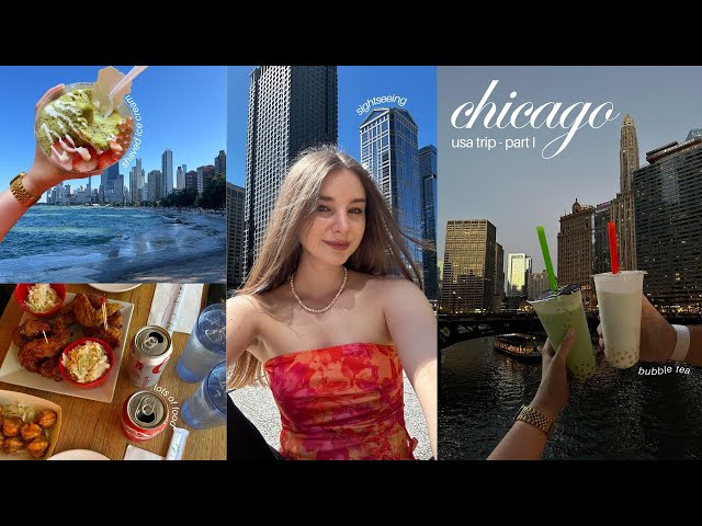 CHICAGO VLOG I erstes Mal USA, Stadt erkunden, food & drinks