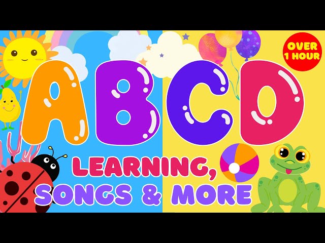 ABC 123 SONGS FOR KIDS, SHAPES, COLORS AND MORE | ABCtv 123tv Children - 6 Alphabet Song & 28 Videos