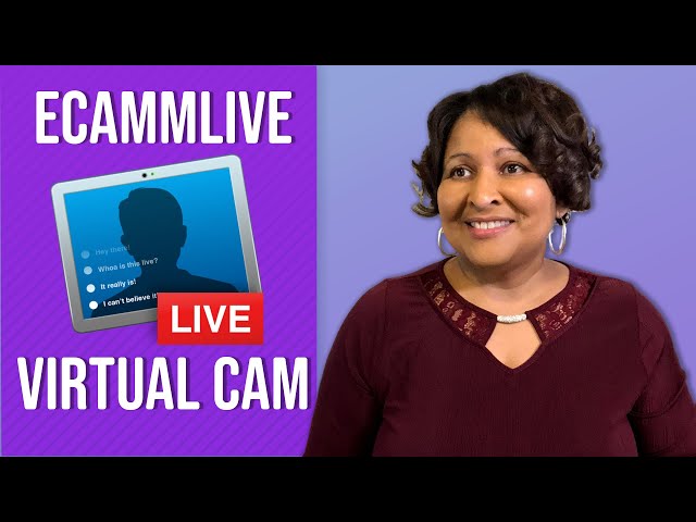 Ecamm Live Virtual Camera in the YouTube Live Control Room