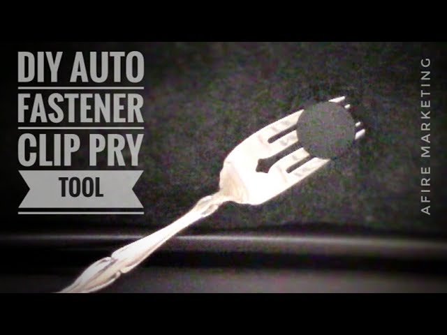 DIY Car Fastener Clip Removal Tool