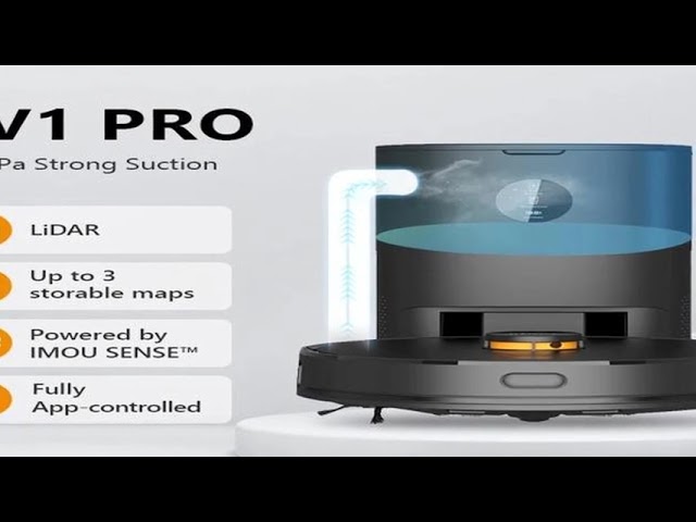 IMOU RV1 Pro Robotic Self-empty Vacuum Cleaner Robot Sweeper 4500Pa Suction Automatic Smart Mopping