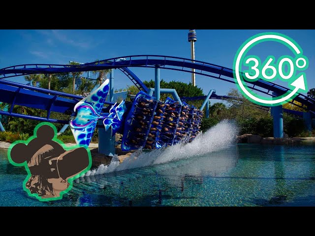 360º Ride on Manta at SeaWorld Orlando - Front Row