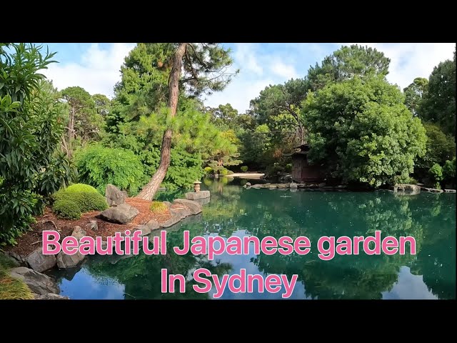 Japanese garden in Auburn, Sydney Australia