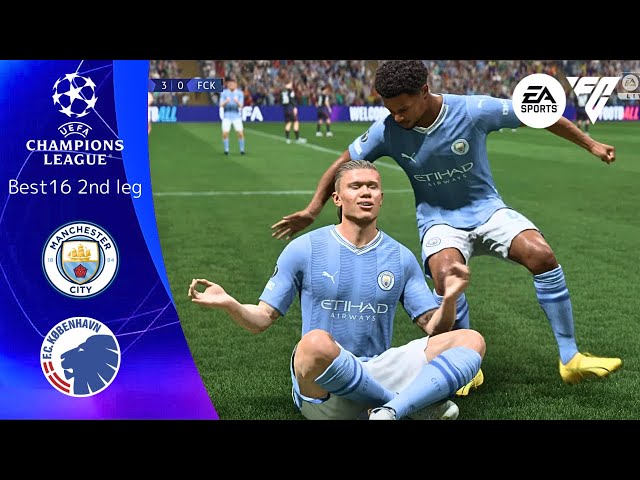 PS5 FC 24 | Manchester City vs. F.C. København | Champions League Best 16 2nd leg