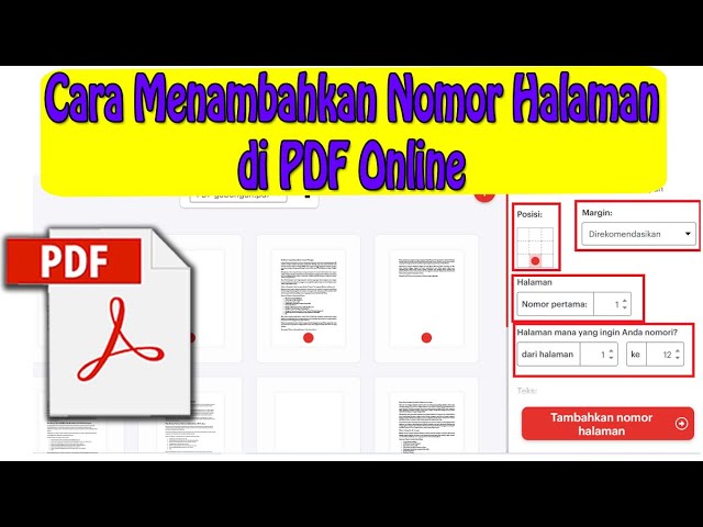 How to Add Page Numbers in PDF Online