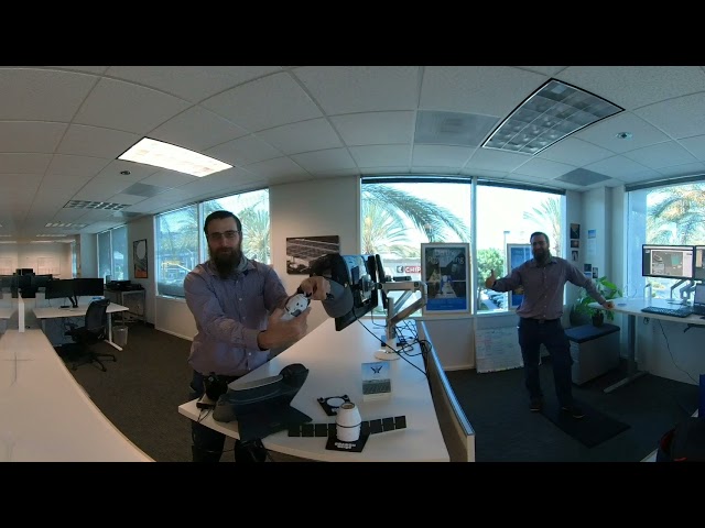 Increasing productivity x5 at the office today (360 Video Grab it and Pan around)!