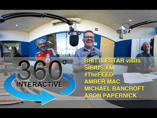 360° VIBLOGEO - In The Sirius XM Studio with @AmberMac