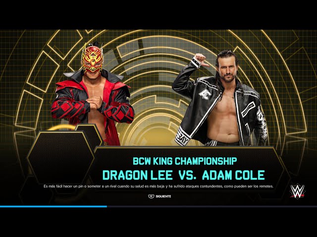 DRAGON LEE VS ADAM COLE | TORNEO FORBIDDEN DOOR | SEMIFINAL| WWE, AEW, NJPW, CMLL, TNA