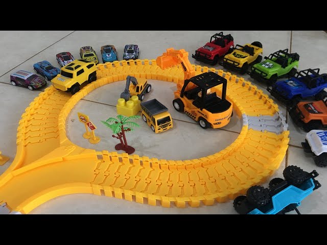 Track Mobil Mainan, Jalan Jembatan, tabrakan mobil - Car Toys