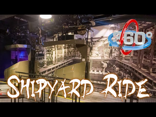 Shipyard Ride in Titanic Museum, Belfast [ 5.7K, 360VR ]