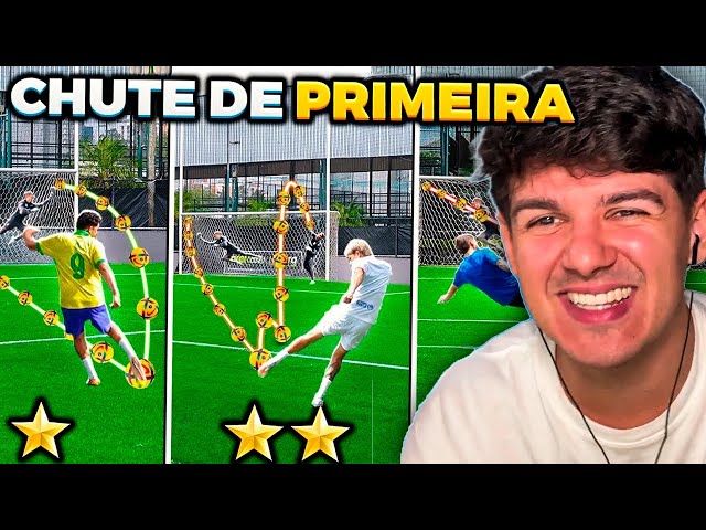 SÓ VALE CHUTE DE PRIMEIRA!! *SAIU MUITO GOLAÇO COM CURVA - wardi REACT!