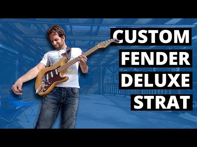 Custom Fender Deluxe Strat through a $30 9v Amp