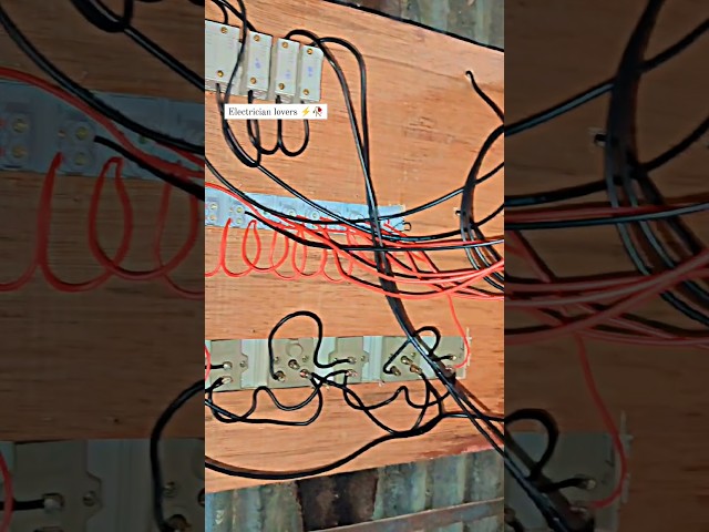 Electric House Wiring and Switch Board Fitting Work #shorts #education #trending #youtubeshorts #yt