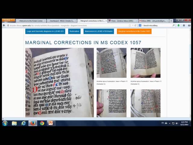 Rare Book School at Penn Lightning Sessions - Ellen Williams, Ms Codex 1057