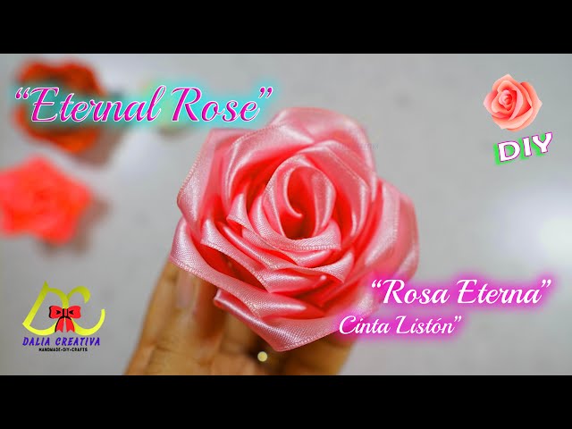 😃Como hacer Pétalos de rosa con listón!🌹No creerás lo Fácil de Hacer.🧐Como hacer una rosa de listón.