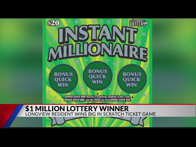 JACKPOT: Longview resident claims $1 million Texas Lottery prize