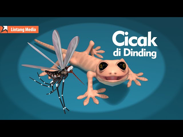 Cicak di Dinding (3D Video) - Lagu Anak Indonesia Populer