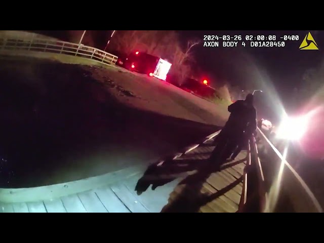 Body camera video shows construction worker after rescue from Key Bridge collapse