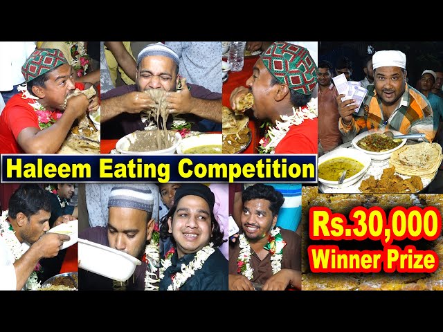 #haleem Eating Competition | Ramzan Haleem Challenge | Hyderabad Public Reaction | Ali Khan Chotu