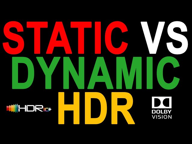 Visualization of Dynamic vs Static HDR in relation to the TV Brightness Target #WATCH_IN_HDR