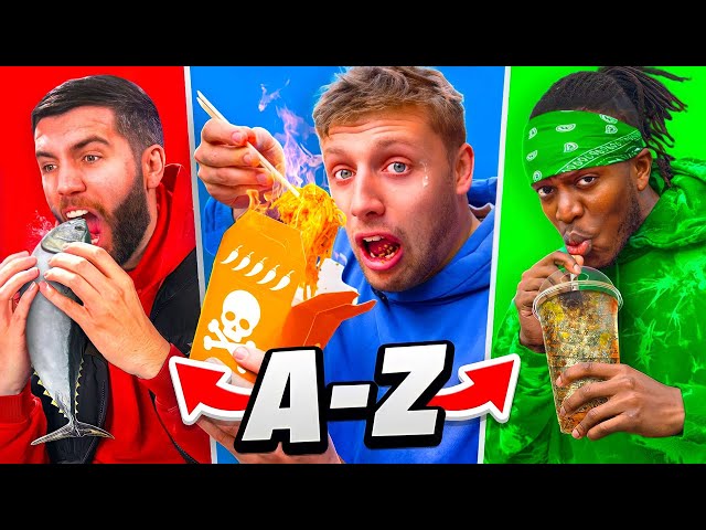 SIDEMEN A-Z CALORIE CHALLENGE