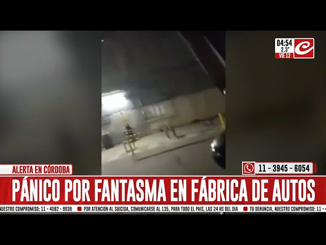 Pánico por fantasma que apareció en una automotriz de Córdoba