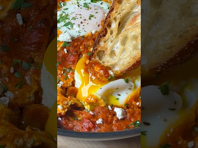 When I don’t want leftovers I make this single serve shakshuka