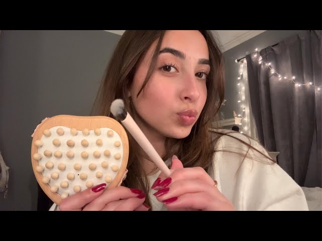 ASMR lofi personal attention triggers! it's bedtime! (face brushing, doing your skincare, & more)