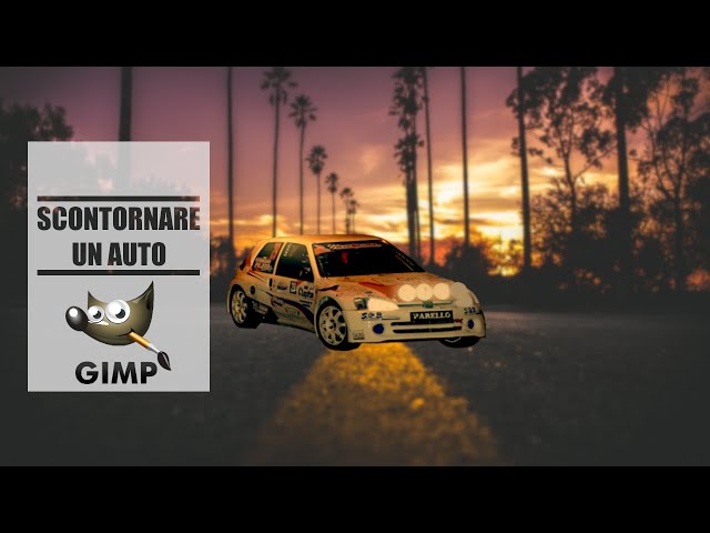 Come scontornare un auto con Gimp 2.10 [Tutorial Ita]