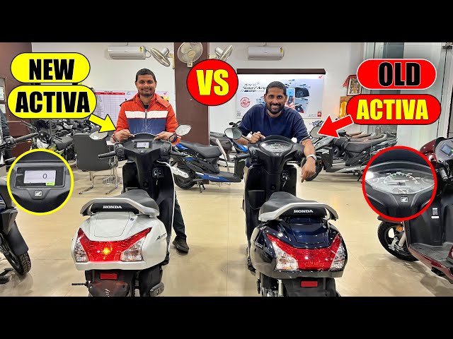 New Honda activa 110cc Top Model  VS Honda activa base model which is best Scooter in 2025?