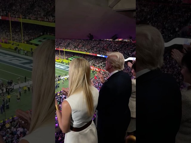 Donald Trump Spotted With Daughter Ivanka At Super Bowl LIX