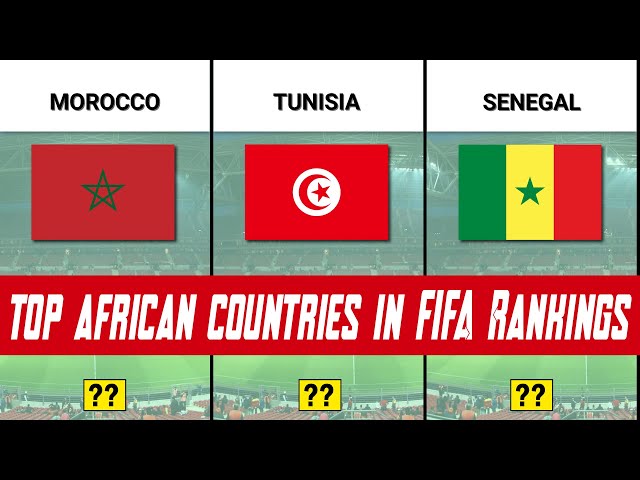 Top African Countries in World FIFA Rankings | Football Flash #footballflash #african #FIFA #CAF