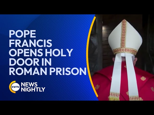 Pope Francis Opens Holy Door at Rebibbia Prison | EWTN News Nightly