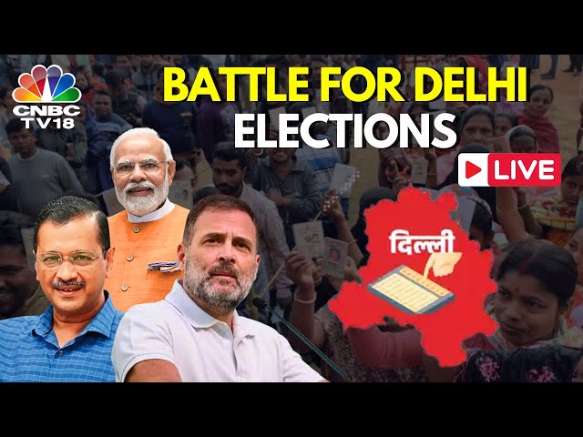 Delhi Election 2025 LIVE: Delhi Election Voting | AAP Vs BJP Vs Congress | Delhi Voting LIVE | N18L