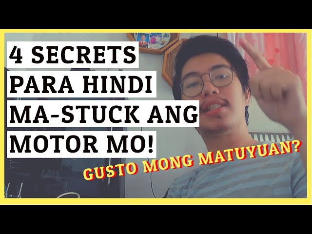 Apat Na Paraan Para Hindi Ma-Stuck Ang Motor Mo! | Gawin Mo To Kung Ayaw Mong Matuyuan