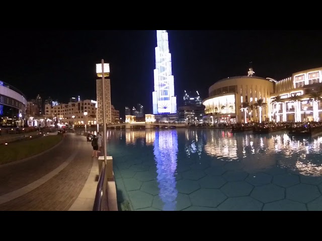 Night Lightings at Burj Khalifa 360