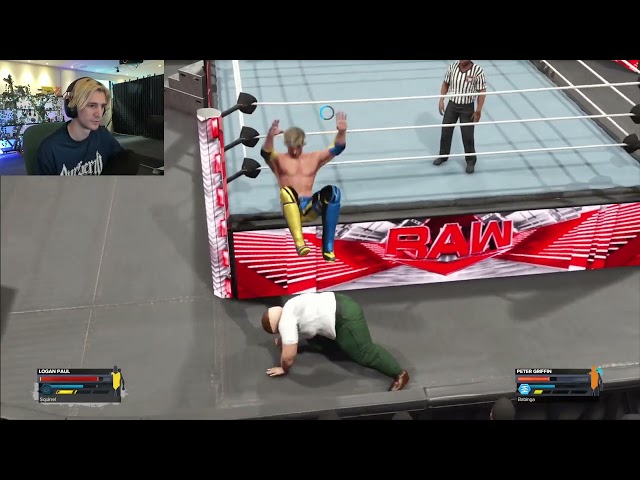 Logan Paul vs Peter Griffin - XQC WWE 2K 24 Gameplay w/ Jesse