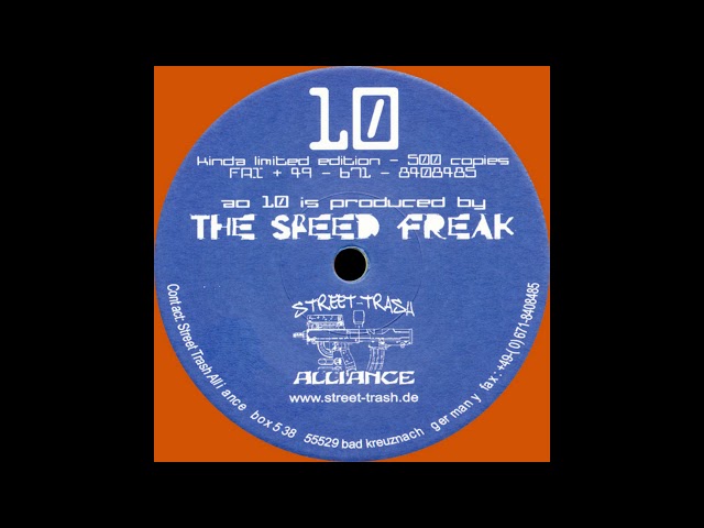 The Speed Freak - Skull Control - Agent Orange AO10 (#Experimental #Techno)