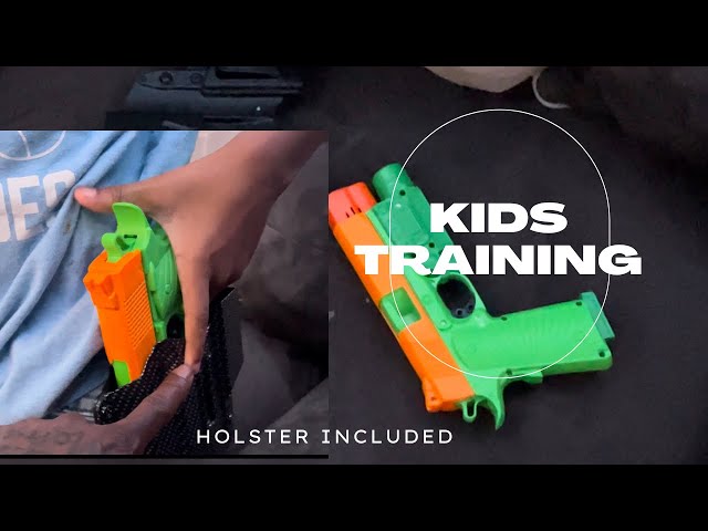 Walmart toy gun with holster great for safety training. Great toy replica Wilson combat grip. #new