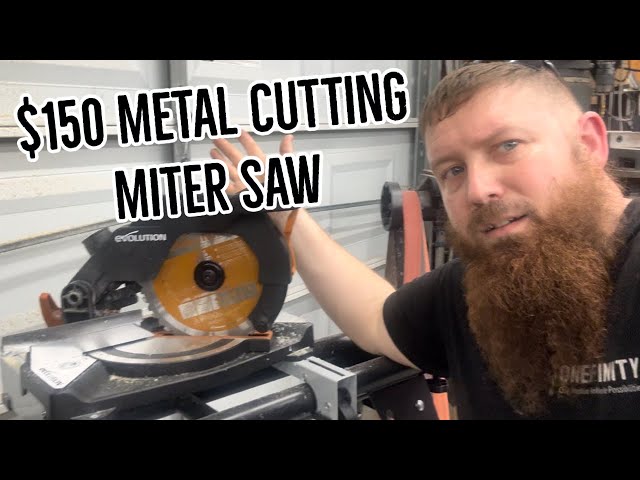 $150 Metal Cutting Miter Saw -  Evolution R210CMS