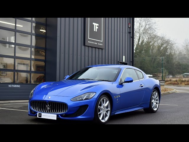 BEAUTIFUL 'BLU SOFISTICATO' MASERATI GRANTURISMO SPORT!!!