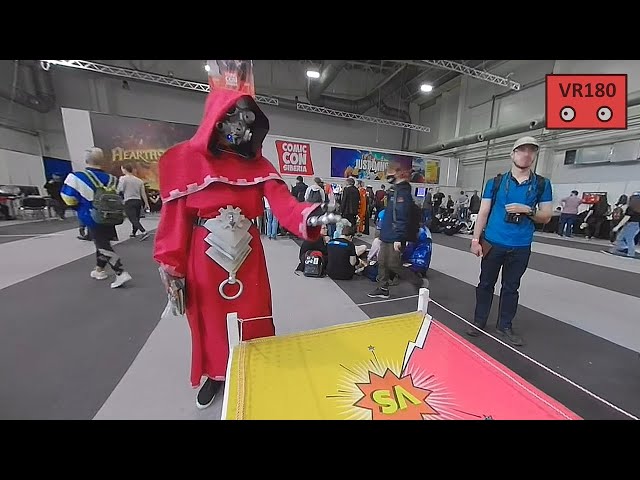 KD3D 20190503 150514 - Siberia 'Comic Con' - walking through the halls (VR180 4K Qoocam)