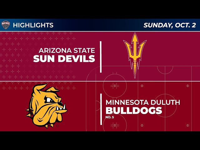 10/2/22 -  Minnesota Duluth vs. Arizona State Highlights