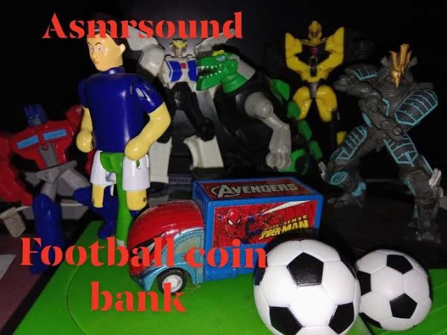 🔴 Satisfying football coin bank ⚽/Asmrsound/trending/transformer🫰👌🫰